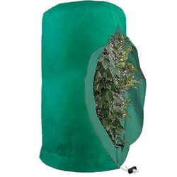 Frostbeskyttelsesposer til planter, genanvendeligt plantebeskyttelsesdæksel med snøre, havefleeceposer vinter Grøn XXL-200x240cm