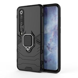 Shockproof rustning sag for redmi k30/k30 5g med støttefod all inclusive dække sort rpc3565