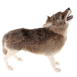 Simulaatio Wolf-pehmo lelu lapsille Syntymäpäivälahjat