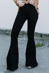 Bell Bottom Jeans M Black