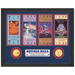 Highland Mint Buffalo Bills Super Bowl Opptredener Ticket Coin Bilde Multi