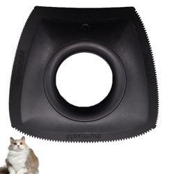 Szkxv Pet Hår Remover Cat Fur Rengøring Device Tæppe Sofa Bil Detail Skraber Hund Fnug Fjernelse Silikone Brush Sort