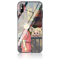 AIR Apple iPhone 6 / 6s Custom Anime hærdet glas sag - Multicolor 3