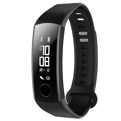 AIR Tilsluttet Silikone udskiftning rem til Huawei Honor Band 3 Sort
