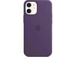 Silikonikotelo Magsafella iPhone 12 Minille Valkoinen