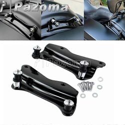 Moto Black Sissy Bar matkatavarateline 4 pisteen telakointilaitteistosarja Harley Touring Roadille King Street Glide FLHR FLHX 2014-2022 Musta
