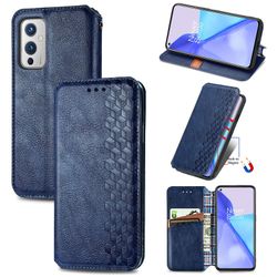 Gangxun Sag for Oneplus 9 Flip Cover Tegnebog Flip Cover Tegnebog Magnetisk Beskyttende Handytasche Sag Etui - Blå
