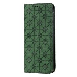 Gangxun Kompatibel med Samsung Galaxy A21 taske læder magnetisk flip folio cover tegnebog grøn
