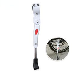 Zch Universal justerbar cykelparkering nederdel montering sidestøtte White