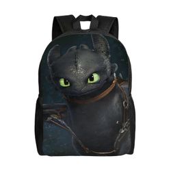 Lapset Kuinka kouluttaa lohikäärme Hampaaton reppu Vedenkestävät korkeakoulun koululaukut Kirjalaukku Matkavaellus Leirintäalue Daypa-XTYD449