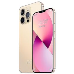 lm13 pro android 10,0 billig mobiltelefon 6,7 "FHD + 50mp trippelkamera 12g ram 512gb rom smartphone 5g vit Guld