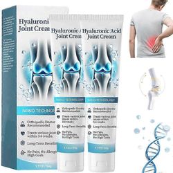 Hyaluronihappo nivelvoide, hyaluronihappo nivelhierontavoide, edistyksellinen nivelten ja luuston hoitovoide selälle, niskalle, käsille, polville -...