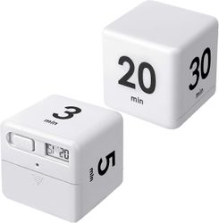 2 kpl Kuution ajastimet Anturi Kääntöajastin Lasten ajastin Harjoitusajastin ja peliajastin hallintaan, 1 3 5 10 minuuttia ja 15 20 30 60 minuuttia (