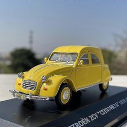1:43 Mittakaava Citroen 2cv Classic Car Model Alloy Diecast &Leluajoneuvo aikuisille lapsille Fanit Lahjat Keräily matkamuistonäyttö