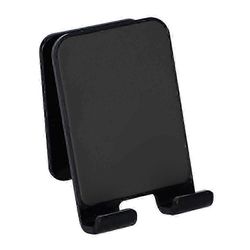 Itseliimautuva seinään kiinnitettävä puhelinpidike kylpyhuoneeseen olohuoneeseen säädettävä kulmasäilytyshylly - valkoinen Musta