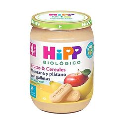 Hipp Apple, banana and cookie jar 4m+ 190 g (Banana - Apple)