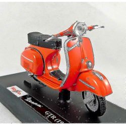 Maisto-skootteri 1:18 Vespa Gtr 1968 Punainen
