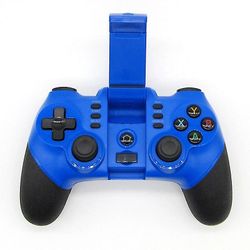 Jasoup Trådløs Bluetooth-spilleenhed til Iphone Android Phone Tablet Pc Gaming Kontrol over joystick gamepad Joypad gaver Blå