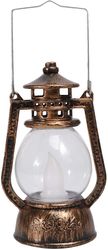 Led Orkan Lamper Bærbar Batteridrevet Storm Lantern Retro Bronse OljeLamper For Home Bar