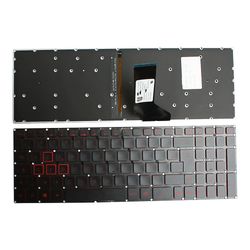 Power4Laptops Acer Nitro AN515-52-56Y5 baggrundsbelyst sort fransk layout udskiftning laptop tastatur