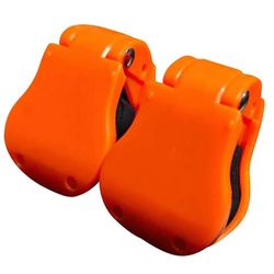 2kpl monitoiminen onkipidike - kannettava tarviketarvike, helppo asennus autotallin, kodin ja kalastuksen ystäville Oranssi