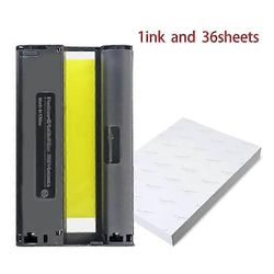 Korkealaatuinen yhteensopiva Canon Selphy -värimustepaperin kanssa, kompakti valokuvatulostin CP1200 CP1300 CP910 CP900 3 kpl mustekasetti KP 108 t...