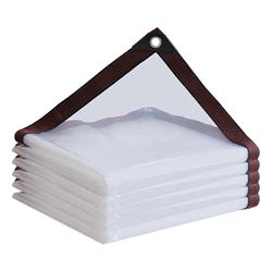 Tarp vedenpitävä - Kestävät pressut, ulkokäyttöön tarkoitettu läpinäkyvä suoja 2x2m Kuten