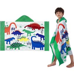 Gangxun Kids Beach Pool Bath hætteklædte håndklæde, 76 * 127cm Overdimensionerede Barn Drenge Piger Swim Surf Camping Hood Håndklæde, absorberende ...