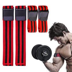 4stk Okklusion Træningsbånd Brf Blodgennemstrømningsbegrænsning Biceps Træningsbånd Gym