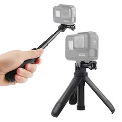 JVY GP446 Multifunktionel Mini Fast Tripod til GoPro HERO9 Sort / HERO8 Sort /7 /6 /5 /5 Session /4 Session /4 /3+ /3 /2 /1, DJI Osmo Action, Xiaoy...