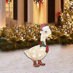 Jouluvalot ulkona koristeluun pihan led-puutarhakoristeilla sisätiloissa ankka Small