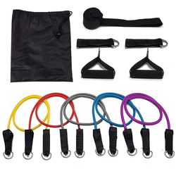 Mikasa 11pcs Motion Resistance Sæt Håndtag Ankel fysioterapi Workout