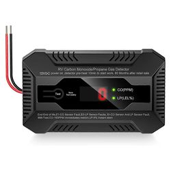 Matkailuauton hiilimonoksidi- ja propaanikaasuilmaisin, kaksois LP/CO-kaasuhälytys