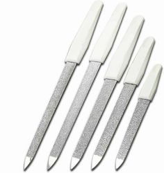 2025 uusin malli 5 kpl Solingen Saksa Sapphire Metal kynsiviilasarja + 1 kaareva viila - F