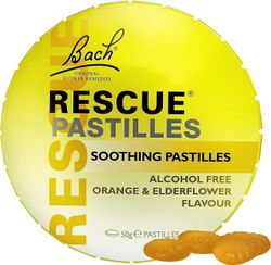 Bach Rescue Pastilles, appelsiini & seljankukka 50g
