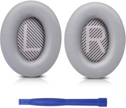 AIR Udskiftning af professionelle ørepuder til Bose QuietComfort 35 (QC35) og QC35 II Silver Sølv