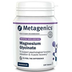 Nutri Advanced Metageeniset magnesiumglysinaattitabletit 120