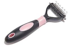Mikasa Pet hårfjerning Rake Comb Pink