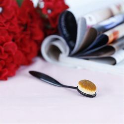 Kosmetisk Makeup Blusher Face Facial Pulver Tandbørste Foundation Brush Tool