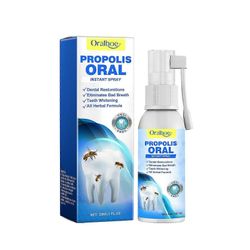 Propolis Oral Instant Treatment Spray, Propolis Oral Health Spray, Propolis hampaiden puhdistussuihke, Propolis Oral Spray, Raikas hengitys 1pc