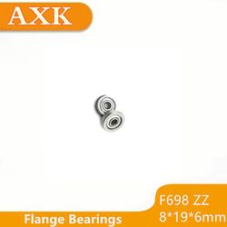 Ægte 10stk F698-2z F698zz 8*19*6mm F698 Zz Ddrf-1980zz 8*19*22*6*1,5mm Flange flange dyb rille kuglelejer 8x19x6 mm
