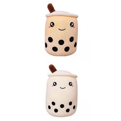 2-osainen söpö maitoteepehmo täytetty pehmolelunukke halaustyyny