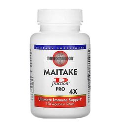 Maitake Mushroom Wisdom Grifron Pro Maitake D Fraktion, 120 vegiTabs (pakke med 1)