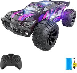 2,4 GHz: n nopeat RC-autot, Off Hobby RC -kilpa-auto, sähköinen leluauto 6: lle 7 8+ -vuotiaille pojille Tytöt Lapset (violetti) purple