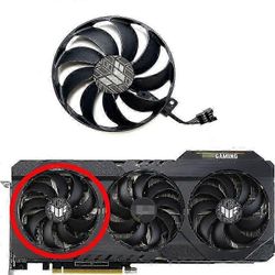 ASUS GeForce RTX3060 3060ti 3070 3070ti 3080ti 3080ti 3090 LHR TUF OC -näytönohjaimen vaihtotuuletin CF9010U12SP2025041800249 left fan