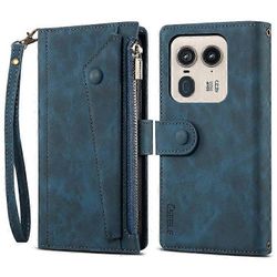 ESEBLE Star -sarja yhteensopiva Motorola Edge 50 Ultra 5G / Moto X50 Ultra 5G -kotelon kanssa vetoketjullinen lompakko nahkainen puhelimen kansi Si...