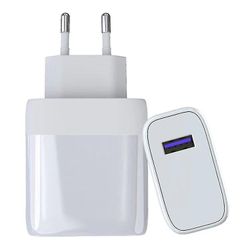 Barsinfi Europæisk Standard Wall Charger 5a Universal Smart Charging Head Scp Super Hurtig opladning 21,7*60,6*45,2 mm White