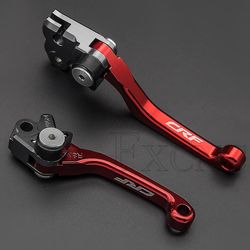 Mat farve til Honda Crf250R Crf450R Crf 250 450 R 2007-2022 Foldbar bremsekoblingshåndtag Dirt Pit Cykelbremse Koblingshåndtag Greb Sort CRF250R 04...