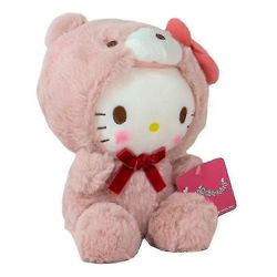Hello Kitty Anime Pluche Speelgoedpop Cadeau-hello Kitty Veranderd In Een Beer
