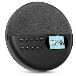 Ladattava CD-soitin Bluetooth-yhteydellä ja ASP LCD-näytöllä Musta